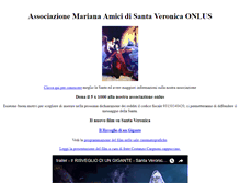 Tablet Screenshot of amicidisantaveronica.org